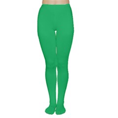 A Green Background With A White Border Tights