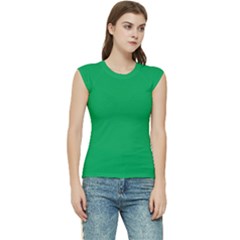 A Green Background With A White Border Women s Raglan Cap Sleeve T-shirt by catchydesignhill