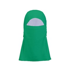 A Green Background With A White Border Adjustable Balaclava Face Mask by catchydesignhill