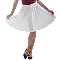 A Man Riding A Wave On Top Of A Surfboard A-line Skater Skirt by catchydesignhill