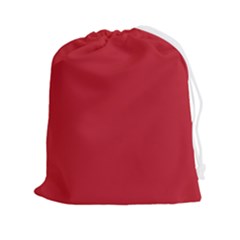 A Red Background With A White Border Drawstring Pouch (2xl) by catchydesignhill