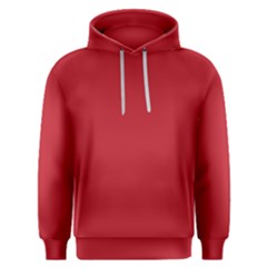 A Red Background With A White Border Men s Overhead Hoodie