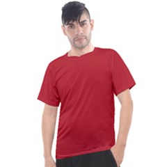 A Red Background With A White Border Men s Sport Top by catchydesignhill