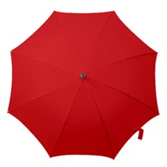 A Red Background With A White Border Hook Handle Umbrellas (small) by catchydesignhill