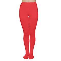 A Red Background With A White Border Tights by catchydesignhill