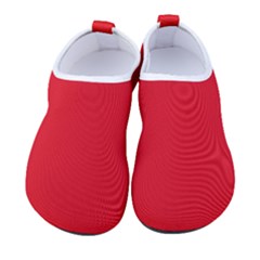 A Red Background With A White Border Kids  Sock-style Water Shoes by catchydesignhill