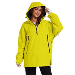 A Yellow Background With A Black Border Women s Ski And Snowboard Waterproof Breathable Jacket by catchydesignhill