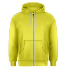 A Yellow Background With A Black Border Men s Zipper Hoodie