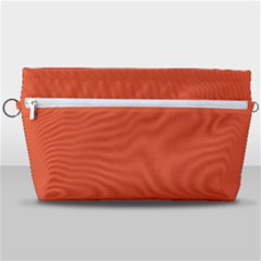 An Orange Background With A Black Border Handbag Organizer by catchydesignhill