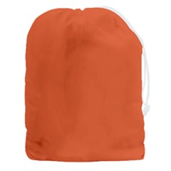 An Orange Background With A Black Border Drawstring Pouch (3xl) by catchydesignhill