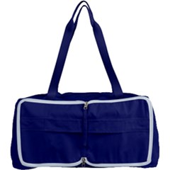 A Blue Background With A Clock On It Multi Function Bag by catchydesignhill