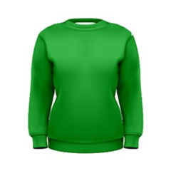 A Green Background With A White Border Women s Sweatshirt