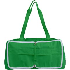 A Green Background With A White Border Multi Function Bag by catchydesignhill