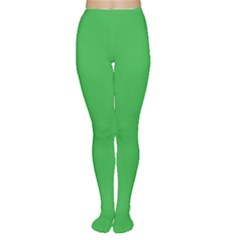 A Green Background With A White Border Tights