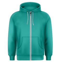 A Green Background With A White Border Men s Zipper Hoodie