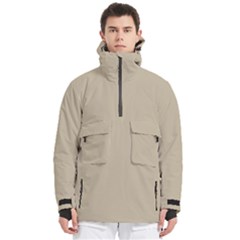 A Man In A Suit And Tie Standing In Front Of A Wall Men s Pullover Zip Ski And Snowboard Waterproof Breathable Jacket