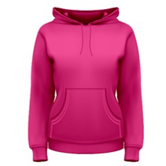 A Pink Background With A Black Border Women s Pullover Hoodie