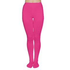 A Pink Background With A Black Border Tights