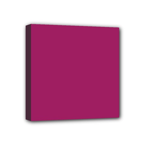 A Pink Background With A White Border Mini Canvas 4  X 4  (stretched) by catchydesignhill