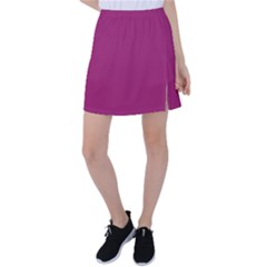 A Pink Background With A White Border Tennis Skirt by catchydesignhill