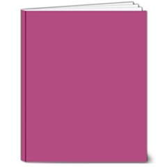 A Pink Background With A White Border 8  X 10  Hardcover Notebook by catchydesignhill