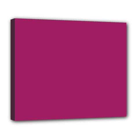 A Pink Background With A White Border Deluxe Canvas 24  X 20  (stretched) by catchydesignhill