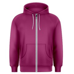 A Pink Background With A White Border Men s Zipper Hoodie