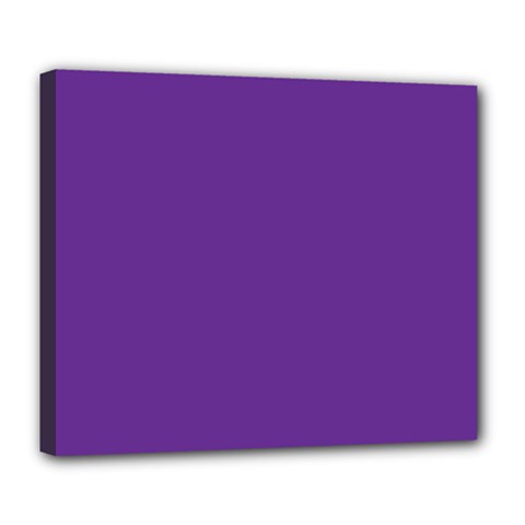 A Purple Background With A White Border Deluxe Canvas 24  X 20  (stretched) by catchydesignhill