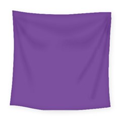 A Purple Background With A White Border Square Tapestry (large)