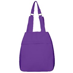 A Purple Background With A White Border Center Zip Backpack by catchydesignhill