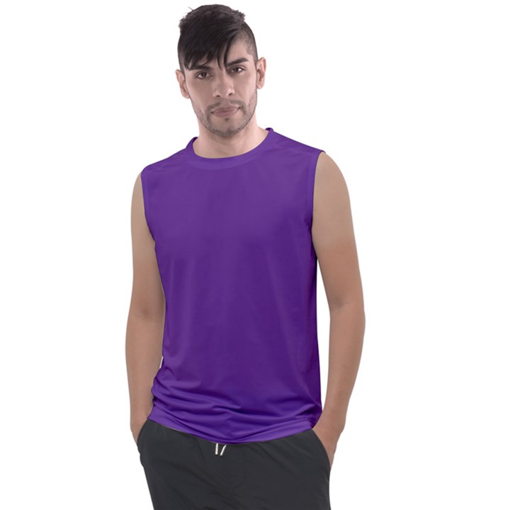 A Purple Background With A White Border Men s Regular Tank Top