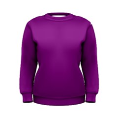 A Purple Background With A White Border Women s Sweatshirt