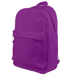 A Purple Background With A White Border Classic Backpack by catchydesignhill