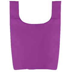 A Purple Background With A White Border Foldable Shopping Bag by catchydesignhill