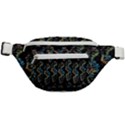 Multicolored DNA Strand Art Fanny Pack View1