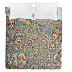 Surreal Abstract Early Ai Art Duvet Cover Double Side (queen Size) by ExtraGoodSauce