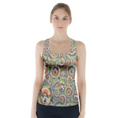 Surreal Abstract Early Ai Art Racer Back Sports Top by ExtraGoodSauce