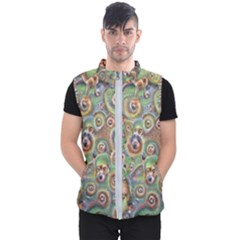 Surreal Abstract Early Ai Art Men s Puffer Vest