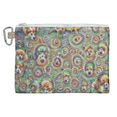 Surreal Abstract Early Ai Art Canvas Cosmetic Bag (xl) by ExtraGoodSauce