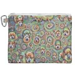 Surreal Abstract Early Ai Art Canvas Cosmetic Bag (xxl) by ExtraAwesomeSauce