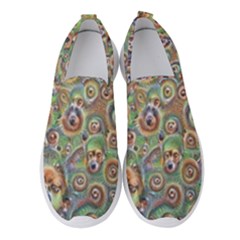 Surreal Abstract Early Ai Art Women s Slip On Sneakers