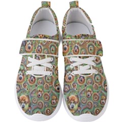 Surreal Abstract Early Ai Art Men s Velcro Strap Shoes by ExtraAwesomeSauce