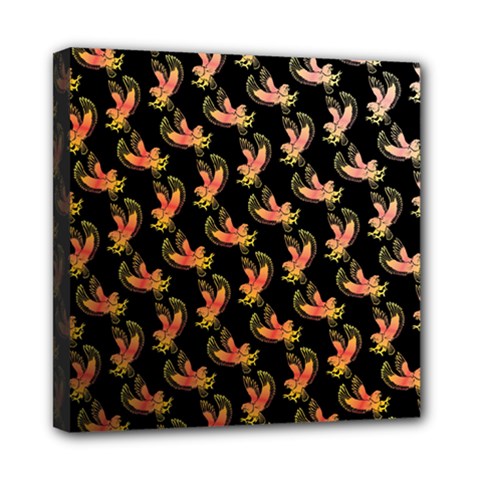 Regal Eagle Pattern Mini Canvas 8  X 8  (stretched) by ExtraGoodSauce