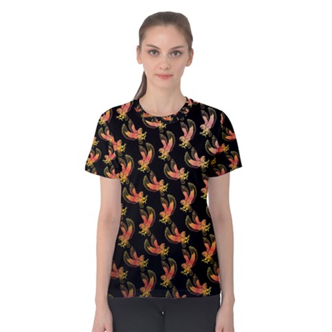 Regal Eagle Pattern Women s Cotton T-shirt by ExtraAwesomeSauce