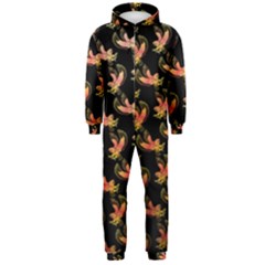 Regal Eagle Pattern Hooded Jumpsuit (men)