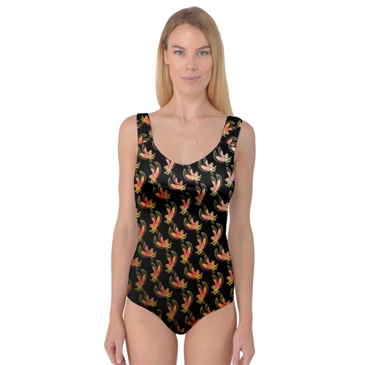 Regal Eagle Pattern Princess Tank Leotard 