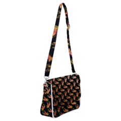 Regal Eagle Pattern Shoulder Bag With Back Zipper by ExtraGoodSauce