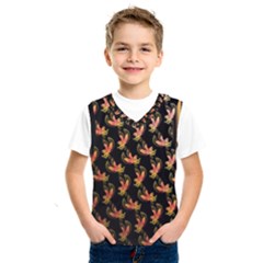 Regal Eagle Pattern Kids  Basketball Tank Top by ExtraGoodSauce