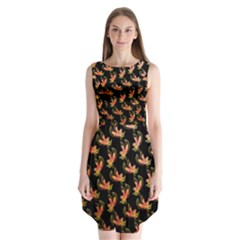 Regal Eagle Pattern Sleeveless Chiffon Dress   by ExtraGoodSauce