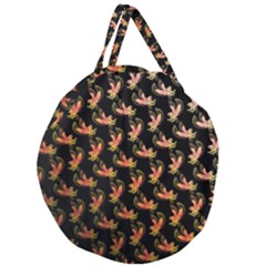 Regal Eagle Pattern Giant Round Zipper Tote by ExtraGoodSauce